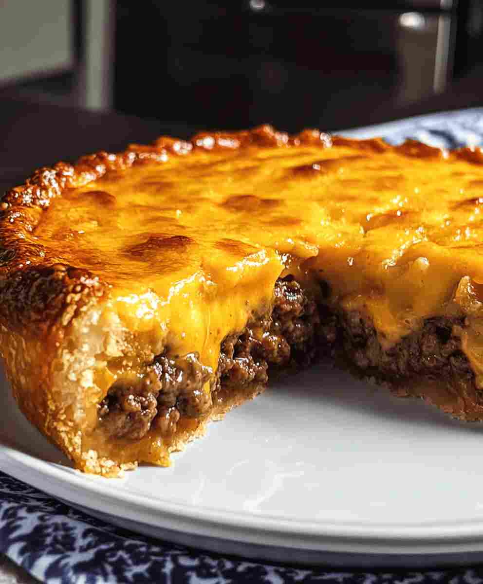 Southern Style Cheeseburger Pie