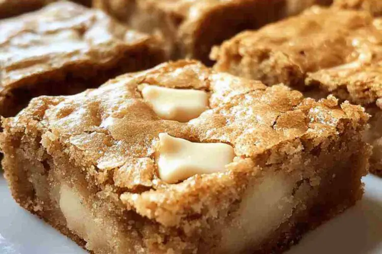White Chocolate Blondie Brownies