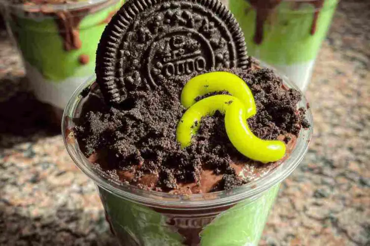 Zombie Pudding Cups Easy Halloween Treat Recipe