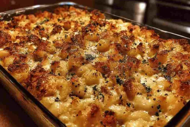 Creamy Potato Stuffing Casserole