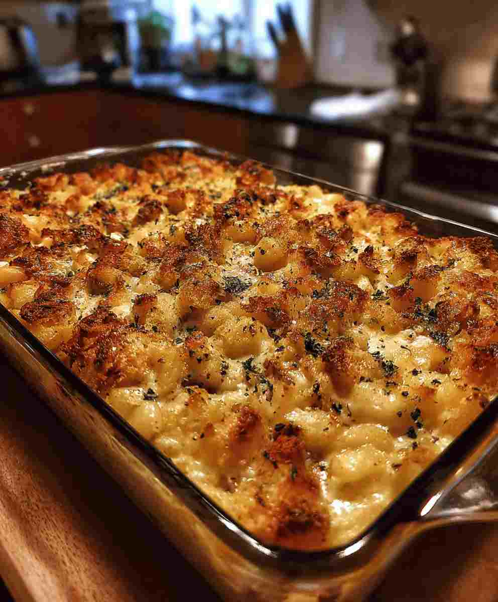 Creamy Potato Stuffing Casserole