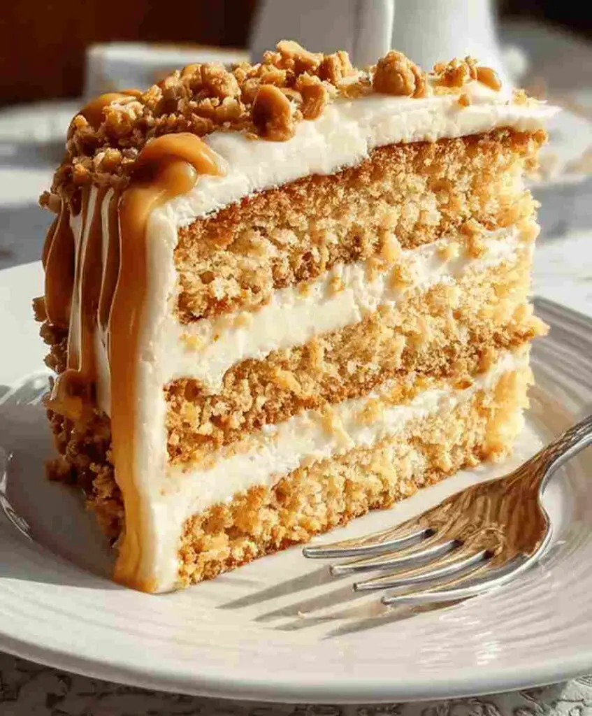Butterscotch Crunch Cake