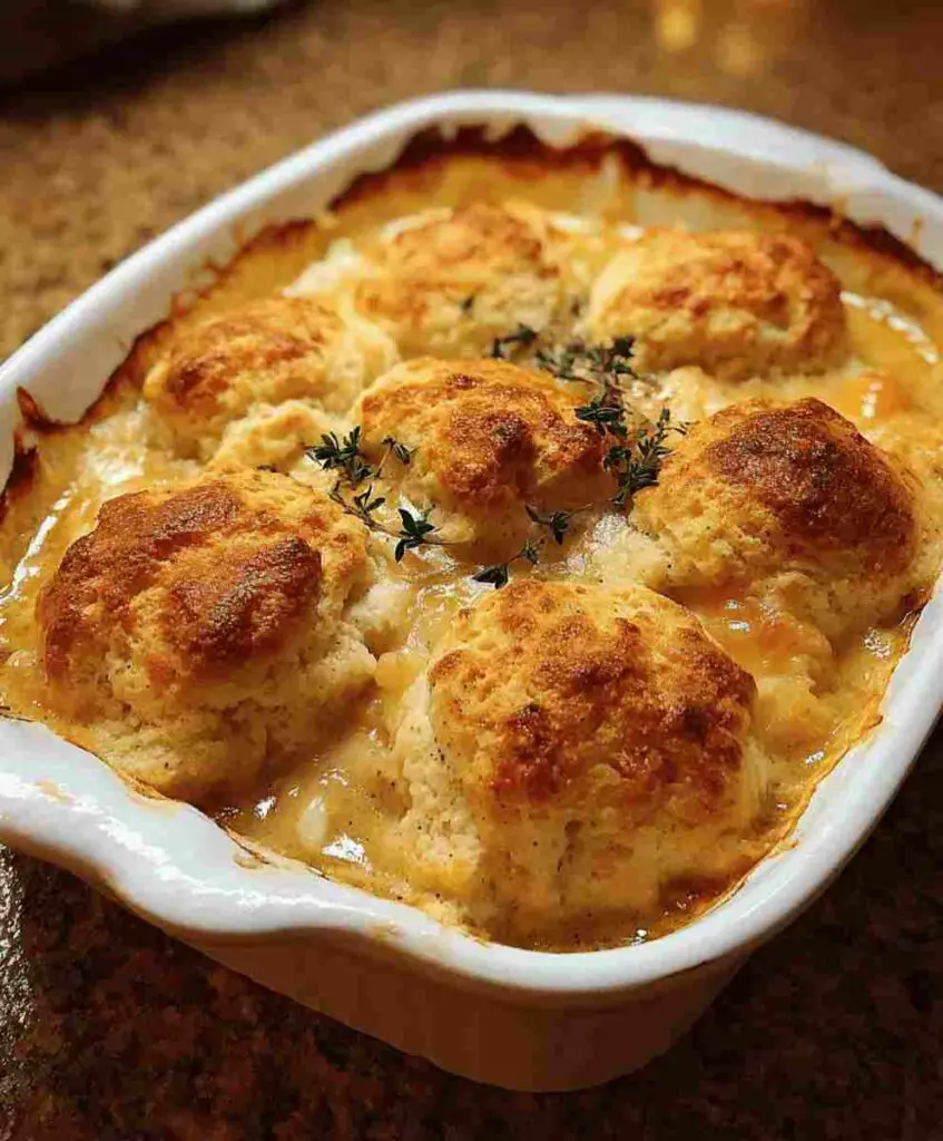 Cheddar Bay Chicken Cobbler