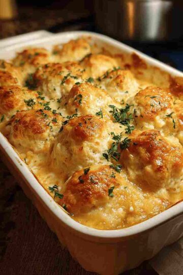 Cheddar Bay Chicken Cobbler