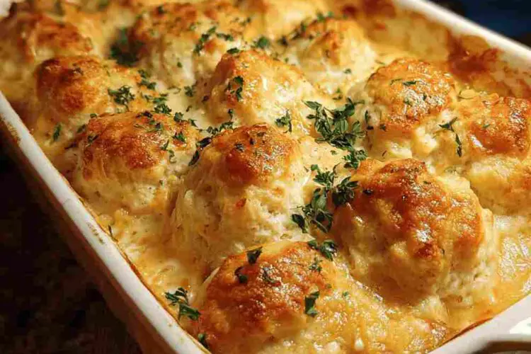 Cheddar Bay Chicken Cobbler