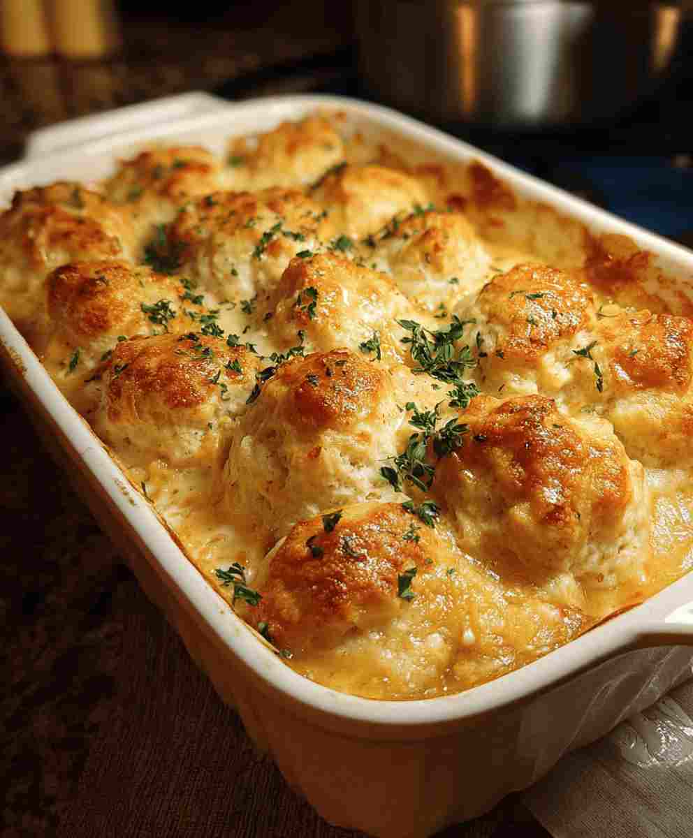 Cheddar Bay Chicken Cobbler