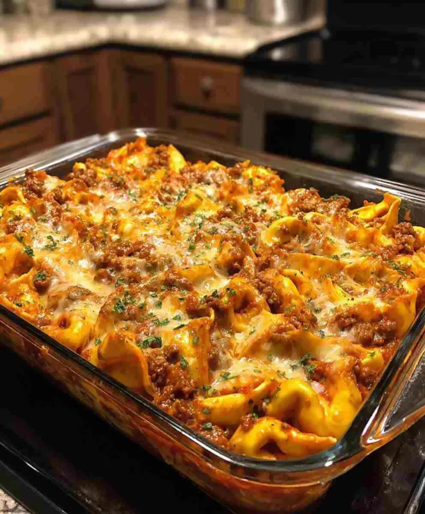 Cheesy Beef Enchiladas Tortellini