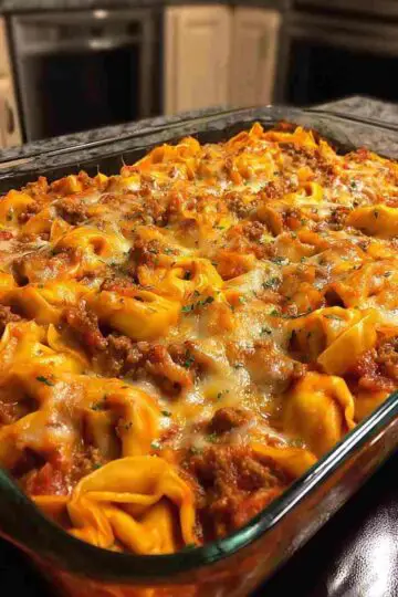 Cheesy Beef Enchiladas Tortellini