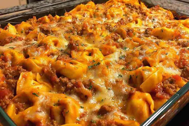 Cheesy Beef Enchiladas Tortellini