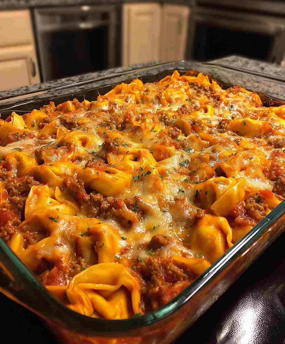 Cheesy Beef Enchiladas Tortellini