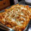 Cheesy Chicken Rigatoni Bake