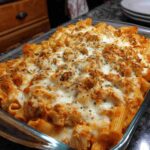 Cheesy Chicken Rigatoni Bake