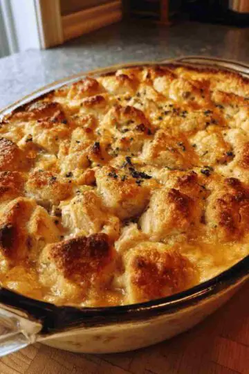 Chicken Cobbler Casserole