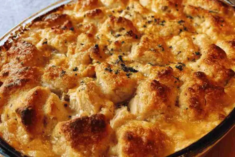 Chicken Cobbler Casserole