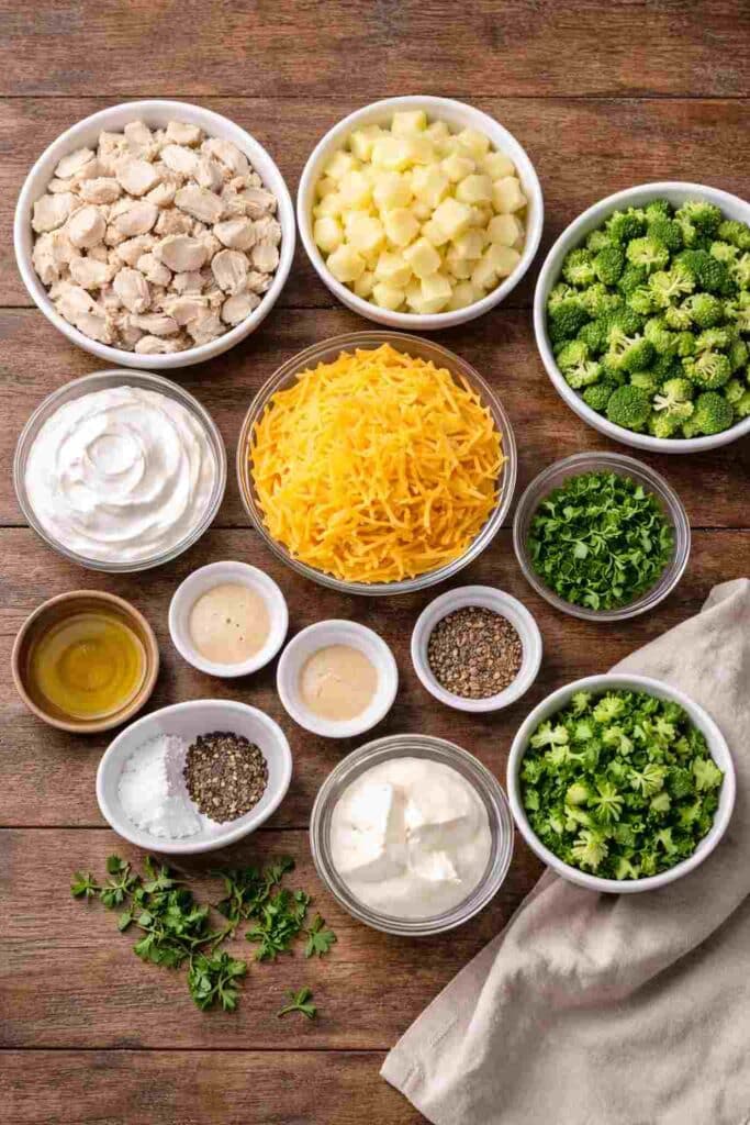 Chicken Potato Broccoli Casserole