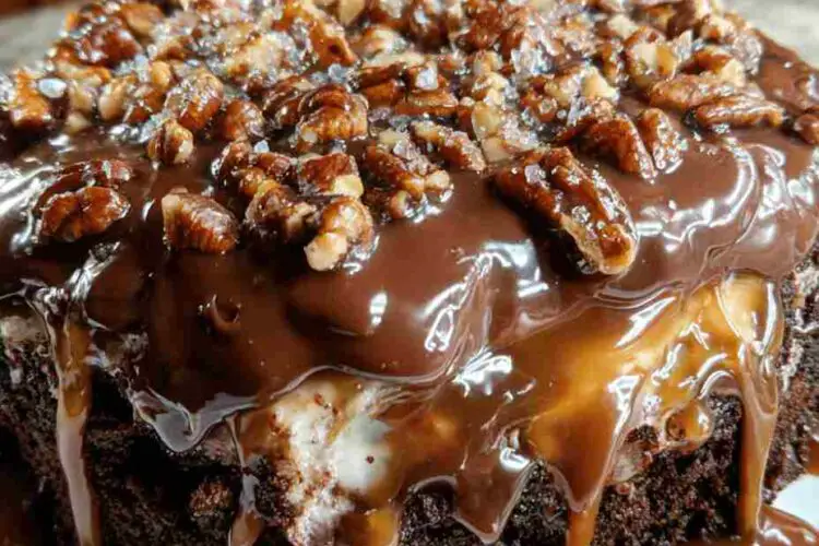 Chocolate Turtle Cake