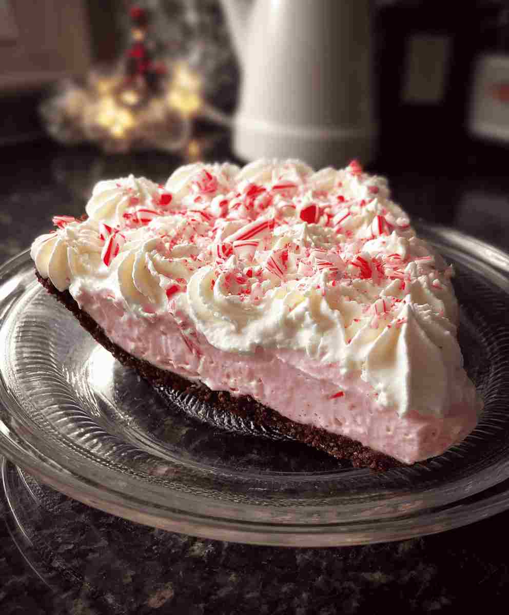 Christmas Peppermint Pie