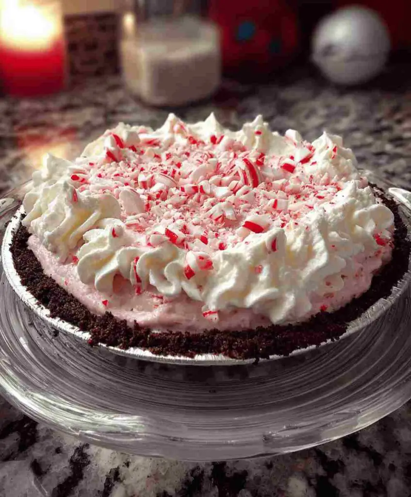 Christmas Peppermint Pie
