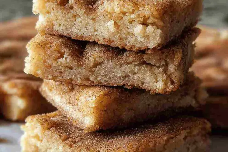 Easy Cinnamon Sugar Blondies