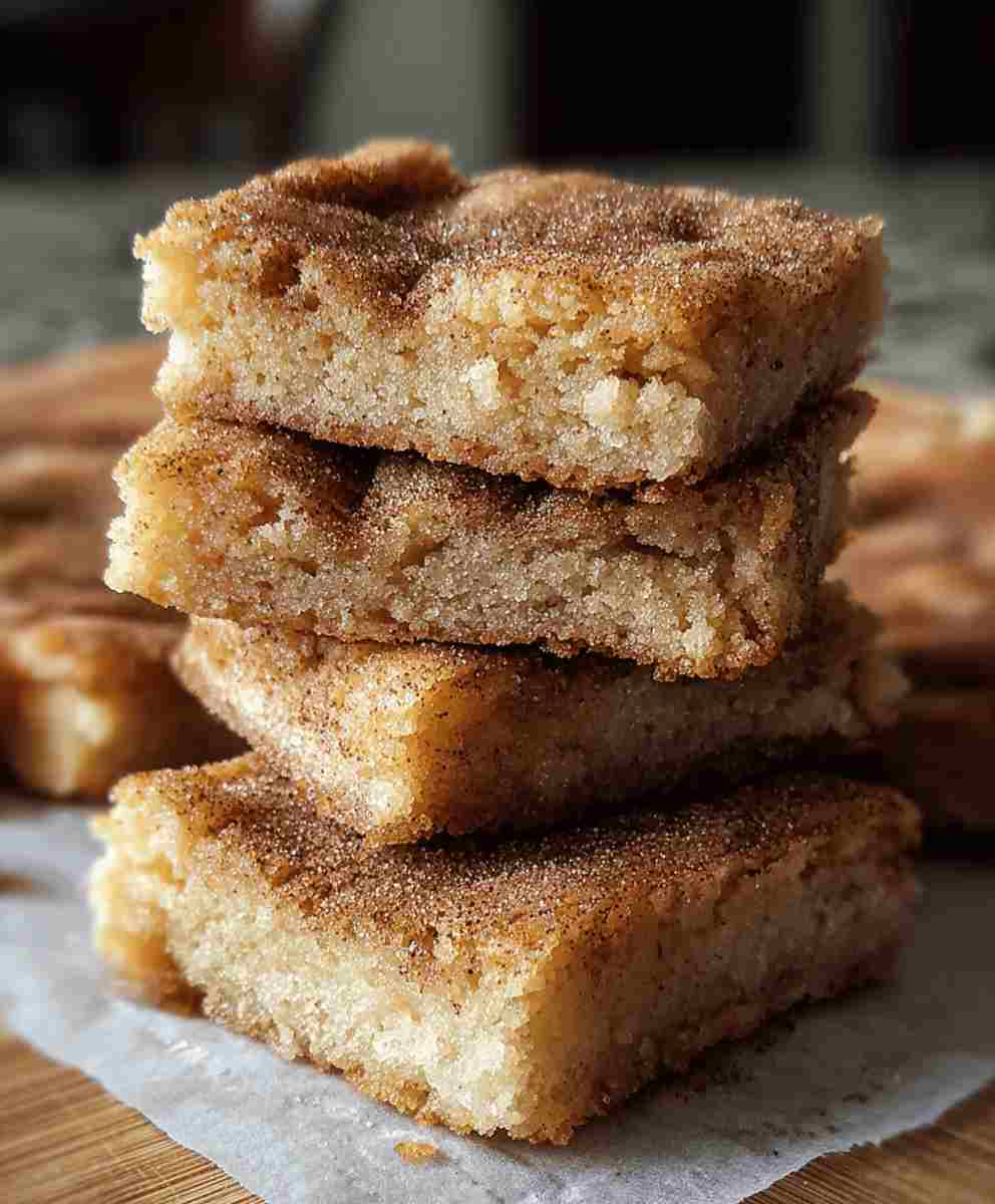 Easy Cinnamon Sugar Blondies