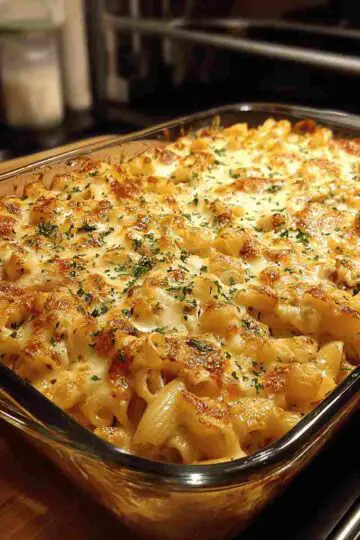 Crack Chicken Pasta Bake Cheesy