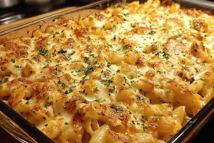 Crack Chicken Pasta Bake Cheesy
