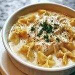 Creamy Alfredo Lasagna Soup