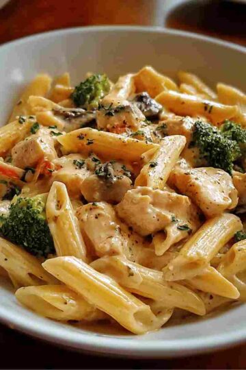 Creamy Broccoli and Chicken Penne