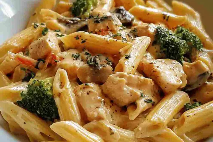 Creamy Broccoli and Chicken Penne