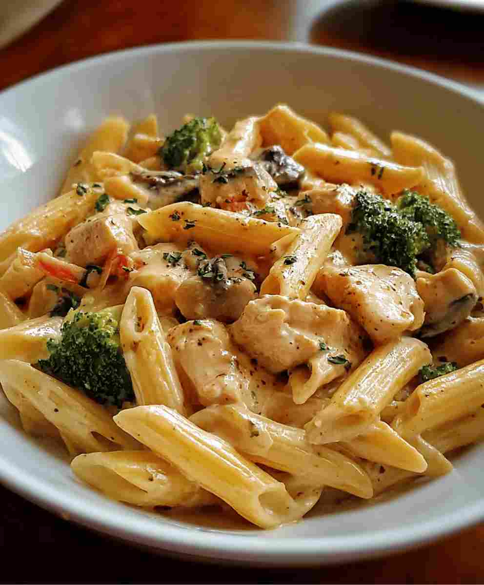 Creamy Broccoli and Chicken Penne