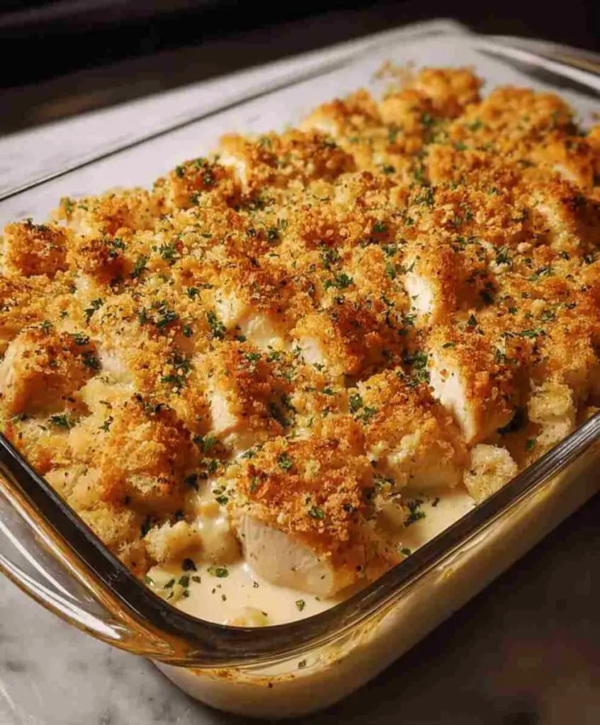 Creamy Chicken Stuffing Bake