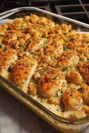 Creamy Chicken Stuffing Bake