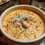 Crock Pot Creamy Chicken Parmesan Soup