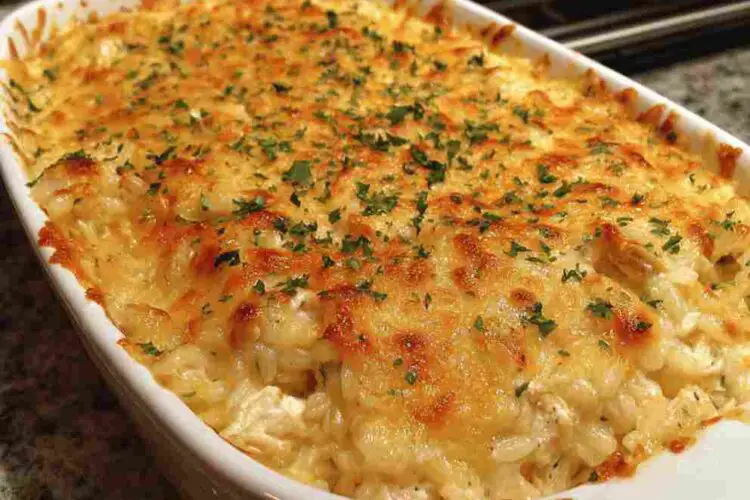 Easy Chicken Rice Casserole