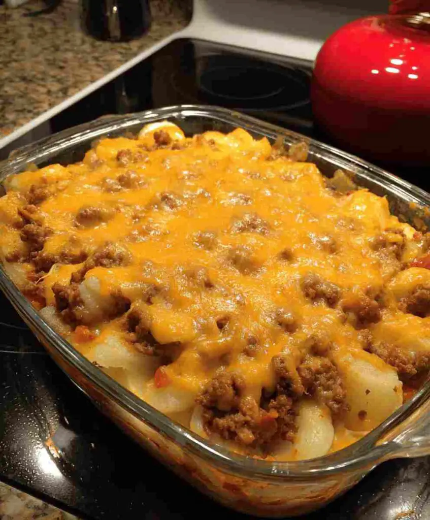 Easy Hamburger Potato Casserole