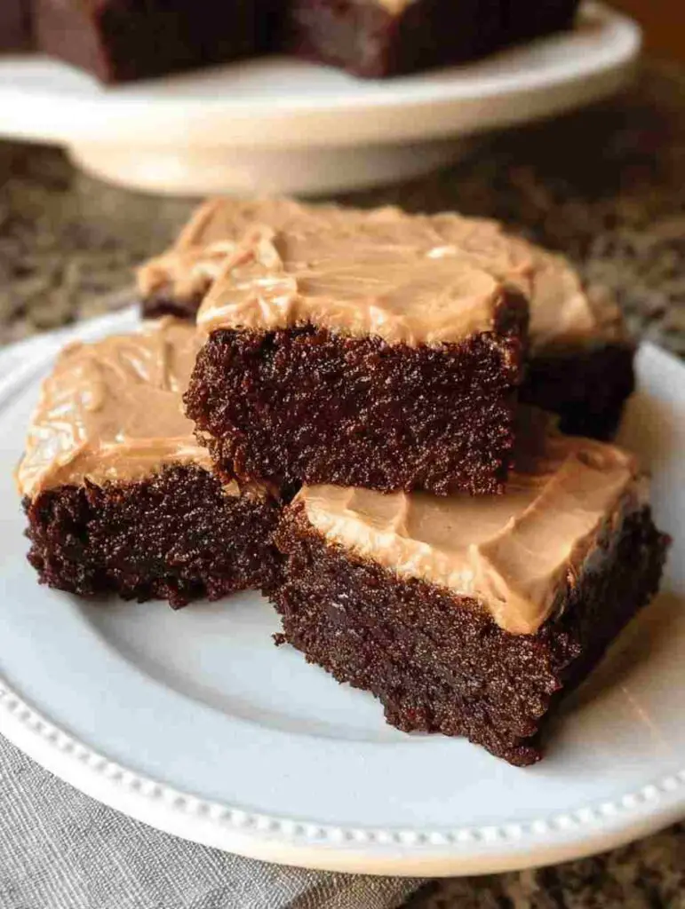 Frosted Coffee Brownies
