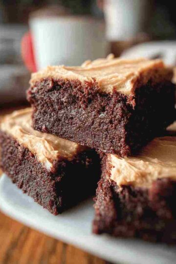 Frosted Coffee Brownies