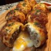 Garlic Parmesan Cheeseburger Bombs