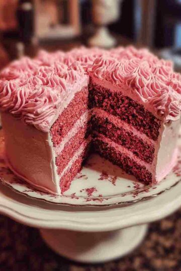 Mother’s Day Pink Velvet Cake