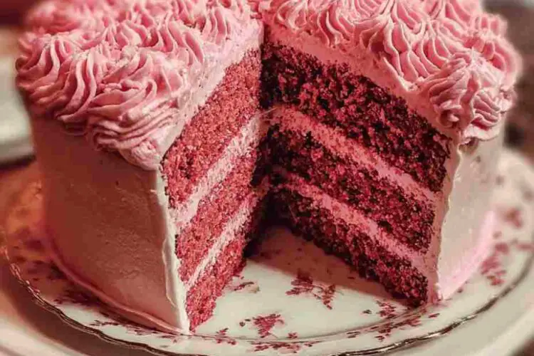 Mother’s Day Pink Velvet Cake