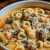 Parmesan Italian Sausage Ditalini Soup