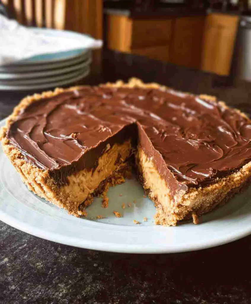 Peanut Butter Twix Pie