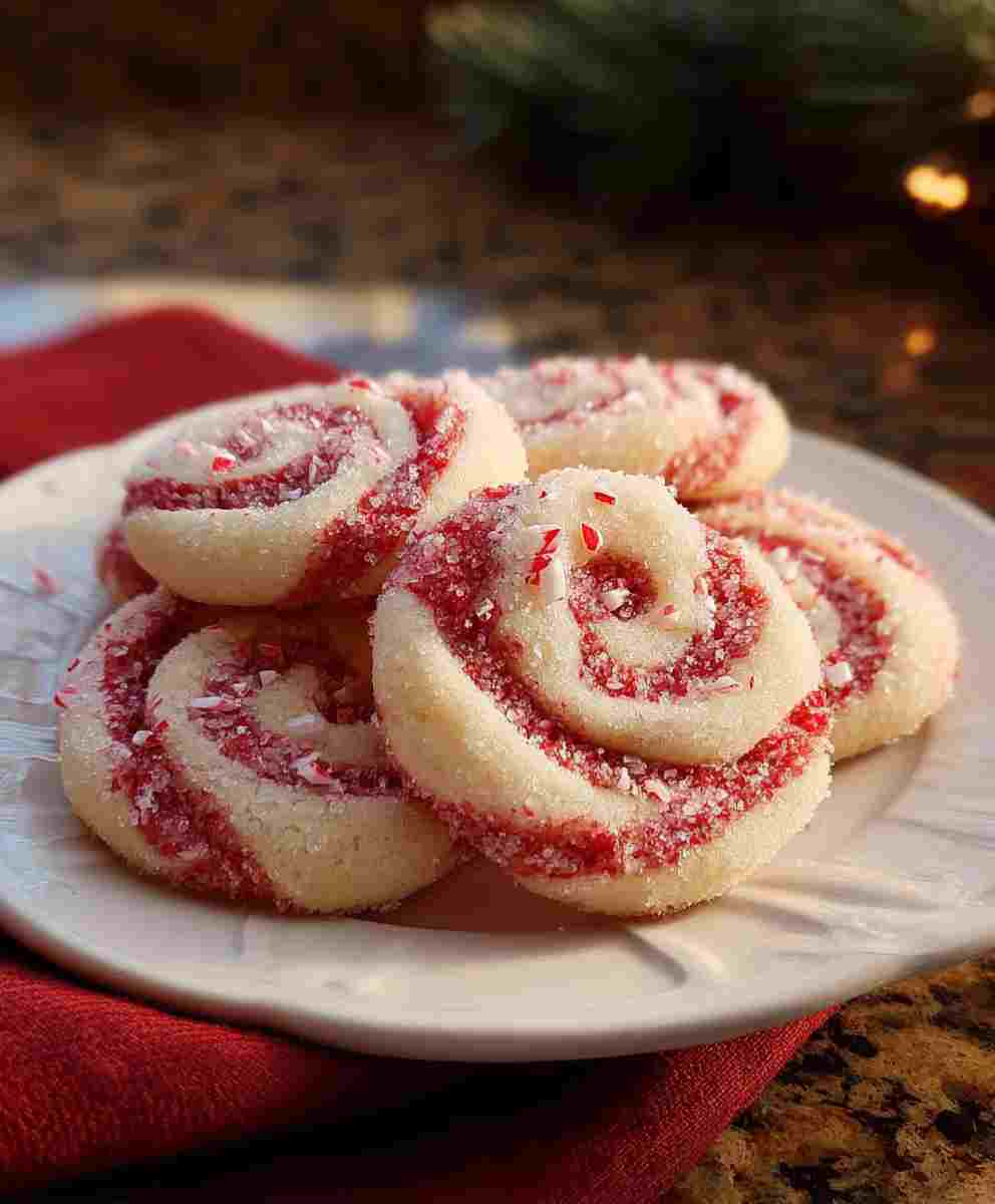 Peppermint Swirl Cookies