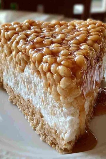 Rice Krispie Treat Cheesecake