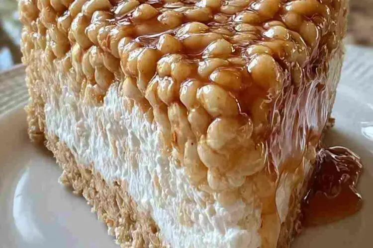 Rice Krispie Treat Cheesecake