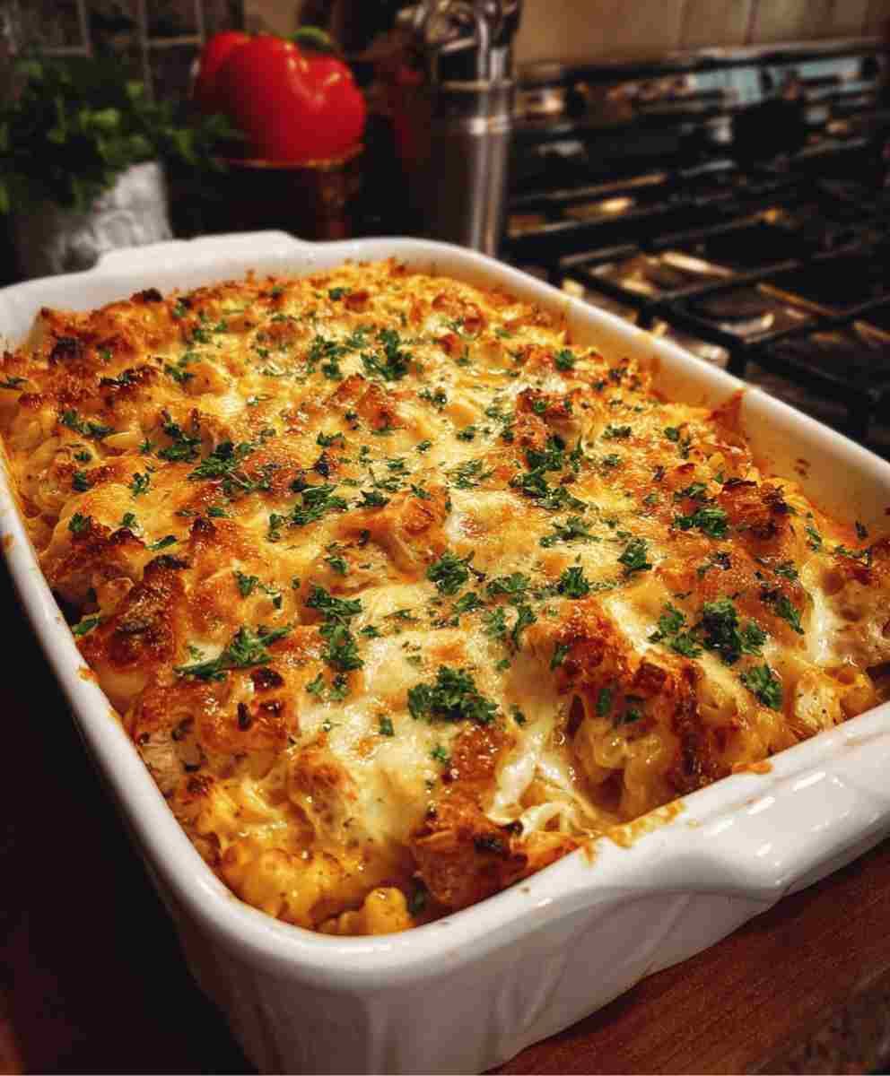 BBQ Ranch Chicken Casserole