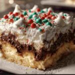 Christmas Cookie Lasagna