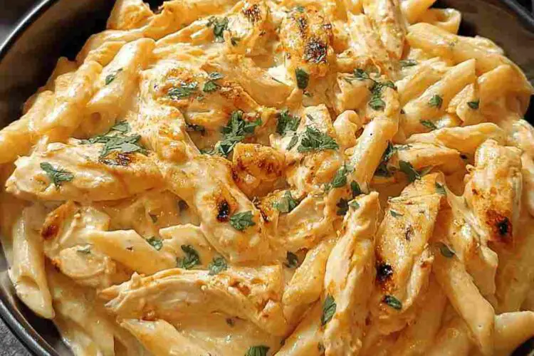 Buffalo Chicken Alfredo Pasta