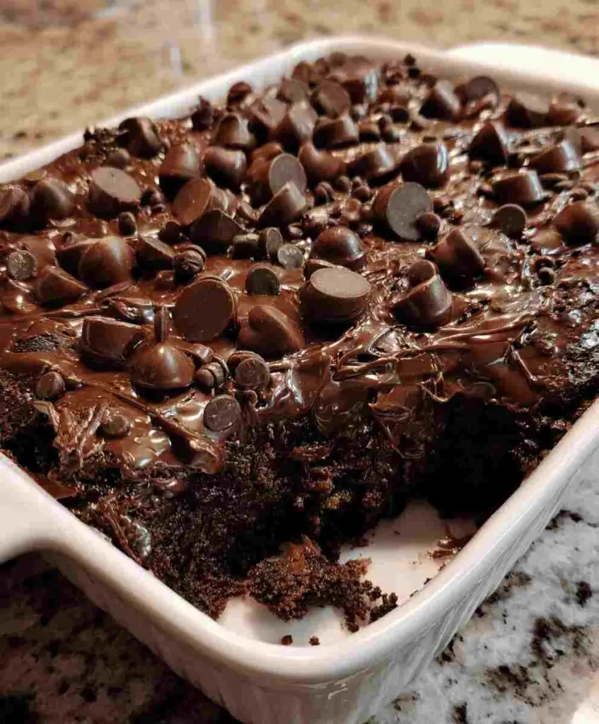 Death by Chocolate Dump Cake