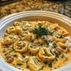 Creamy Tortellini Soup Easy Slow Cooker Dinner